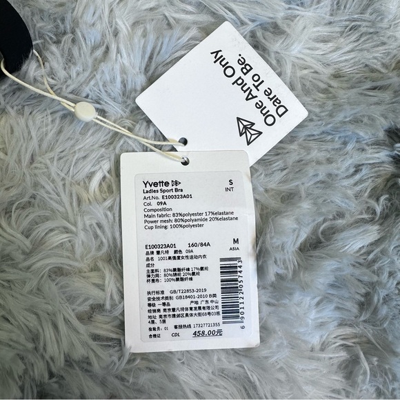 Yvette Sports Bra High Impact Adjustable Criss Cross Back, Full Support - Picture 4 of 7